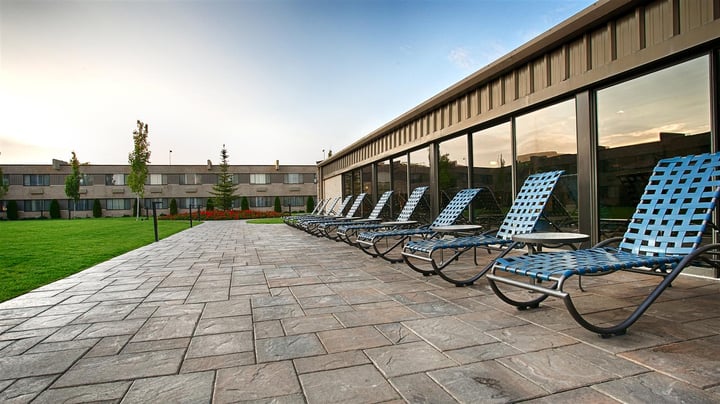 Relax in our outdoor courtyard.