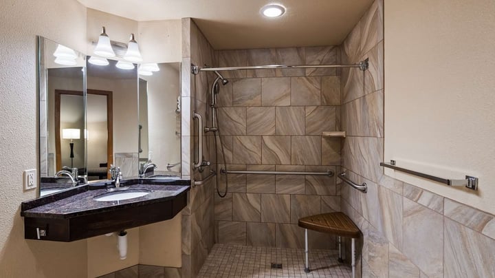 Accessible Roll-In Shower