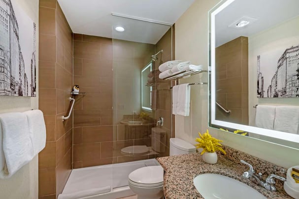 Double Beds - Guest Bath