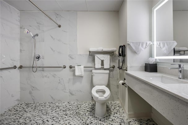 Accessible Roll-In Shower