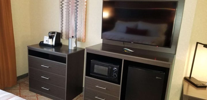 All our rooms have 50-inch HDTV's & Keurig® Coffee Markers