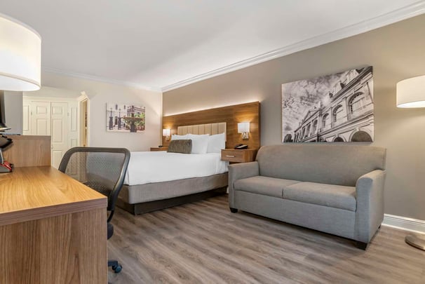 King Bed with Sofa Bed