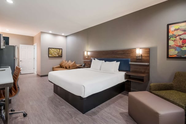 King Suite with Sofa Bed and Kitchenette | Shower