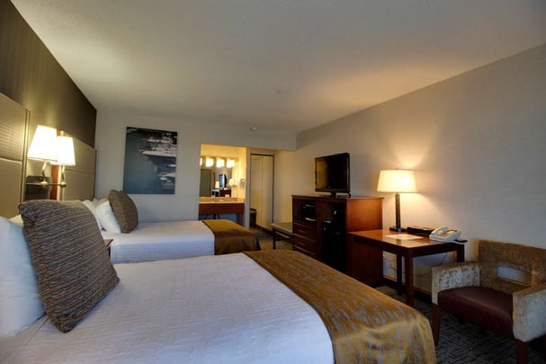 Two Doubles - Partial Lake View