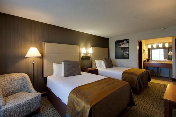 Two Doubles - Partial Lake View