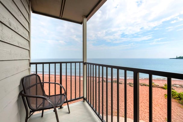 King Bed Room Balcony