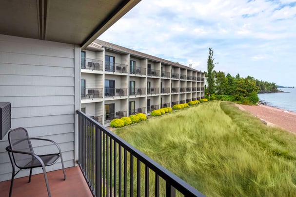King Bed Room Balcony