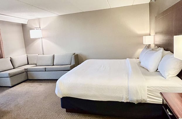 Standard King with Sofa Bed and River View