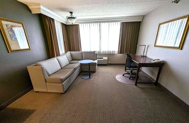 Standard King with Sofa Bed and River View