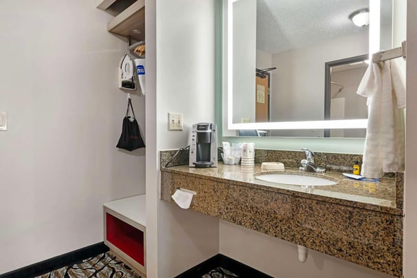 King With Sofa Bed Guest Bathroom