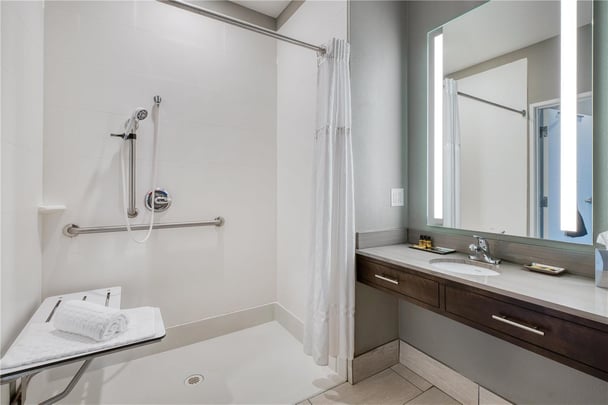 Accessible Roll-In Shower