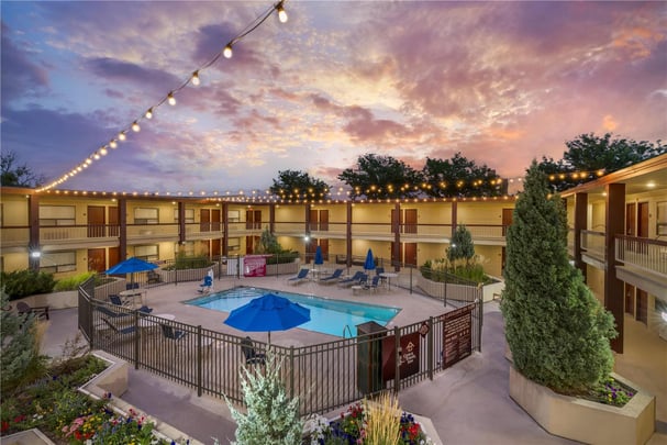 Outdoor Pool Twilight