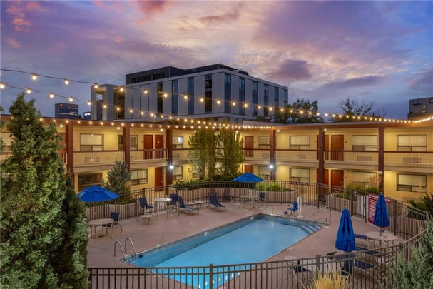 Outdoor Pool Twilight