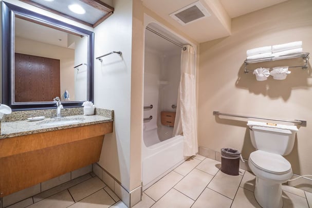 King Handicap Tub Full Bathroom