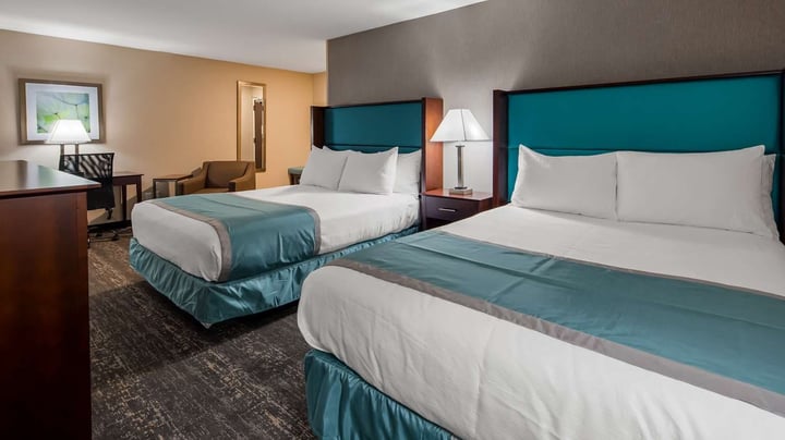 Two Queen Beds Guest Room