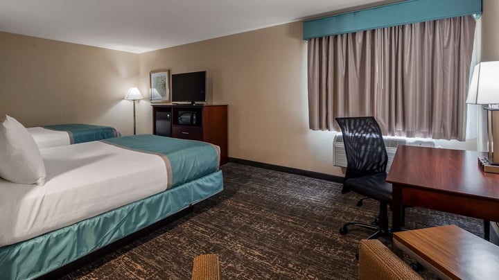 Two Queen Beds Guest Room