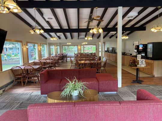 Enjoy our newly renovated Breakfast Area