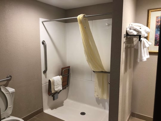 Accessible Roll in Shower