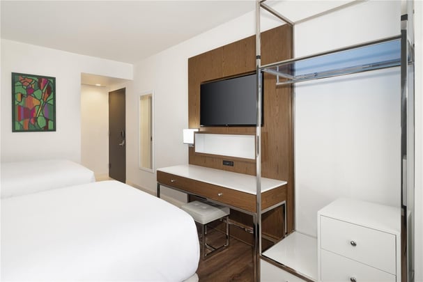 Double Bed Room with Fridge