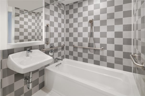 ADA Bathroom with Tub