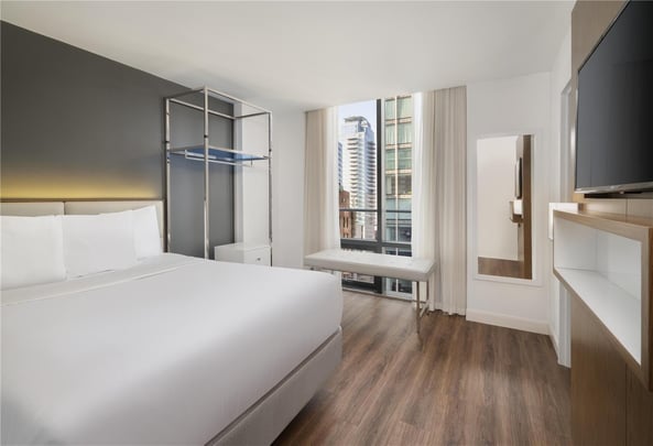 ADA Queen Room with Roll In Shower