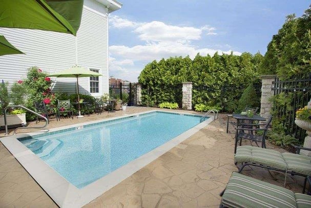 Garden Style Outdoor Heated Pool