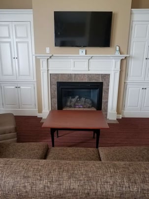 grand fireplace