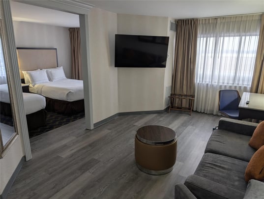 Suite with King and 2 Double Beds