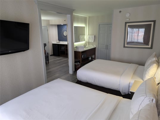 Suite with King and 2 Double Beds
