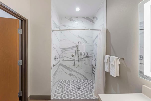 Roll-In Shower