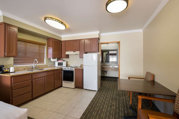 Two Queen Kitchen Guest Room