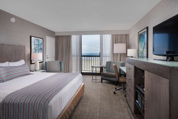 One Queen Bed Ocean Front