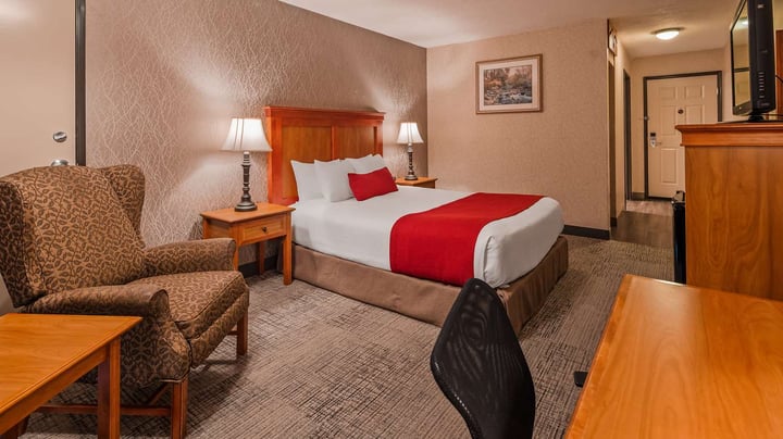 Single Queen Guest Room