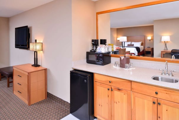 Enjoy our spacious king suite