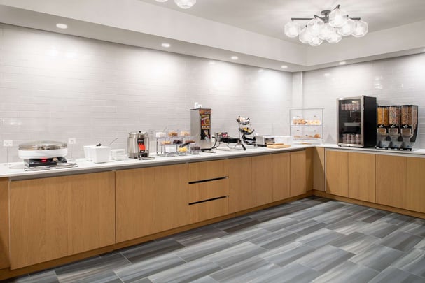 Hotel Breakfast Buffet Bar