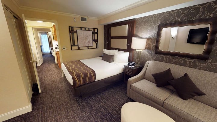 Two Room Queen Suite with Patio or Balcony