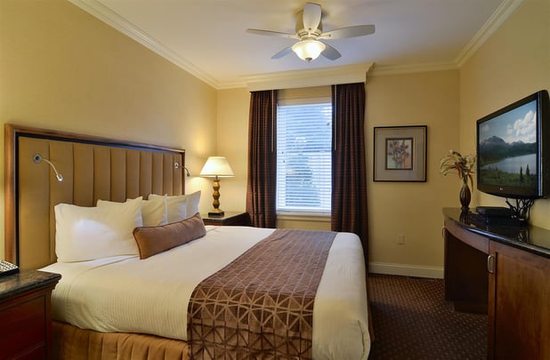 One Bedroom Suite Sleeping Area