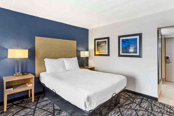 1 QUEEN BED,NSM,HI SPD NET,2ND BED SOFA,MIC