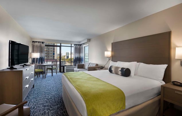 King Guestroom with Balcony and Kitchenette