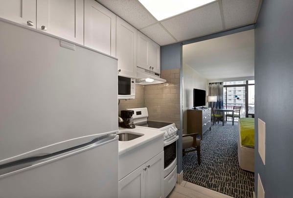 King Guestroom with Balcony and Kitchenette