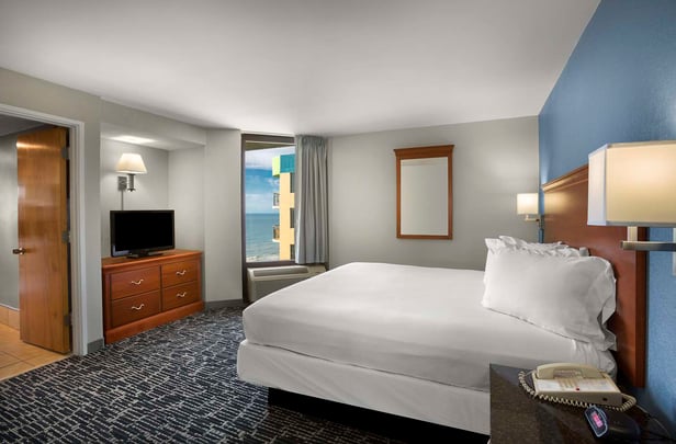 Oceanfront Suite with King Bed and Full Kitchen