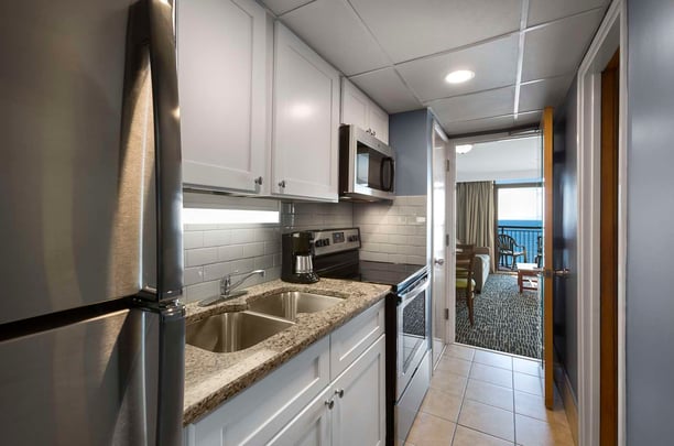 Oceanfront Suite with King Bed and Full Kitchen