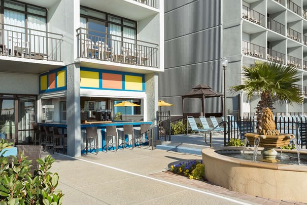 Yella Umbrella Bar Area