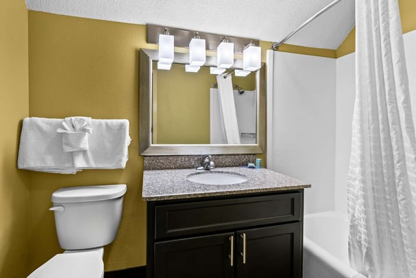 King w/ Sofa - Guest Bath