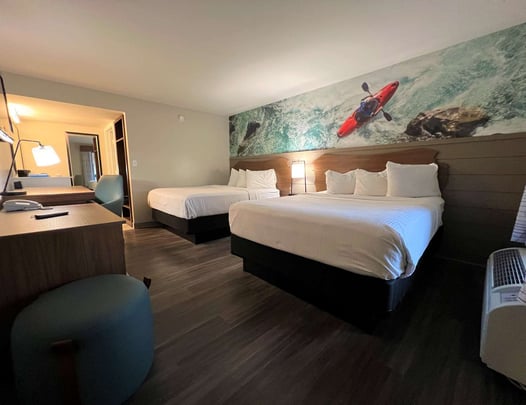 Two Queen Bed - Down the River