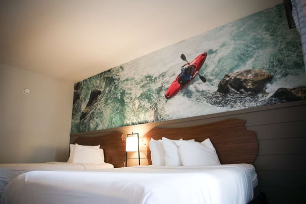 Two Queen Bed - Down the River