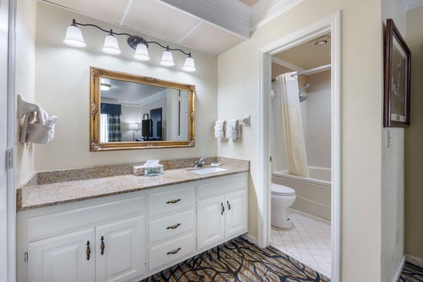King Suite w/ Kitchenette - Guest Bath