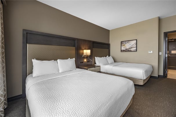 ADA Suite Double Queen Sofabed Kitchen