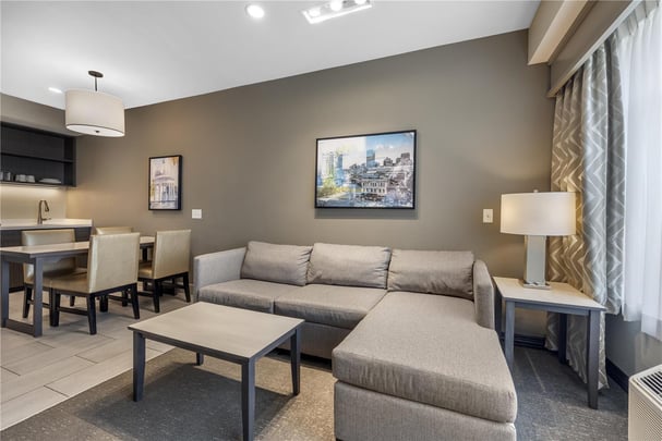 ADA Suite Double Queen Sofabed Kitchen