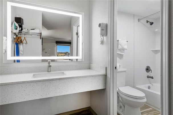 Double Beds - Guest Bath